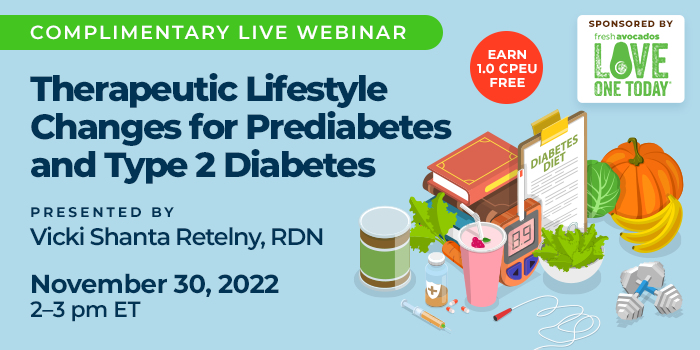 Webinar Therapeutic Lifestyle Changes For Prediabetes And Type 2 